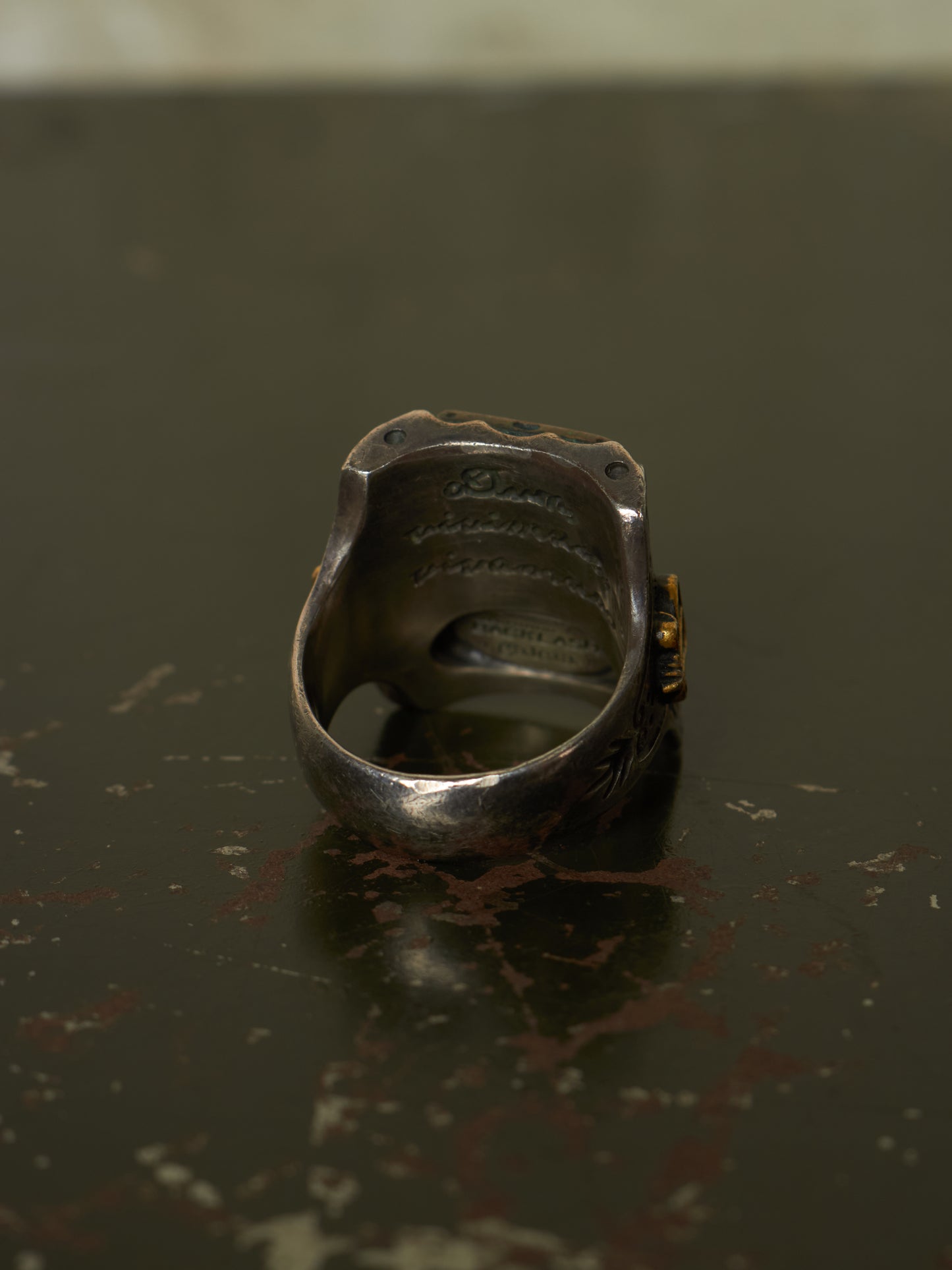 Isamu Katayama “BACKLASH” x galcia "Our Lady of Guadalupe" .925 Silver Ring