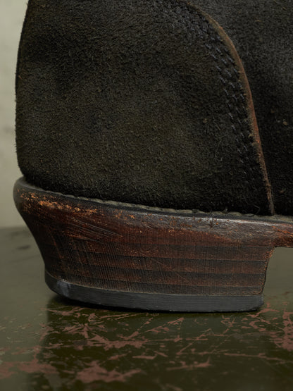 Julius_7 SS10-11 “neurbanvolker;” Reverse Cow Leather Back Zip Boots