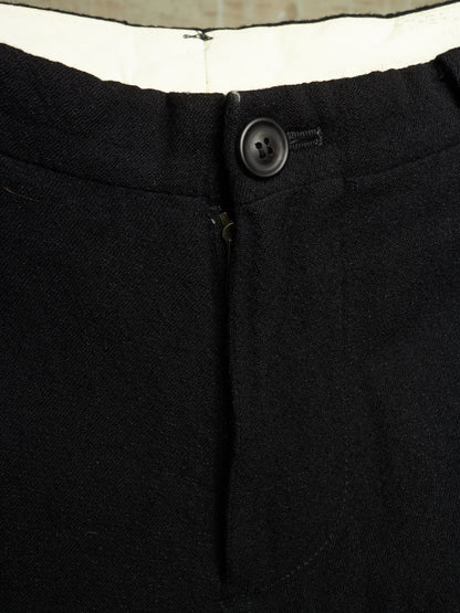 Julius_7 AW07 "UNTITLED;" Metalic Wool Double Layered Shorts Leggings