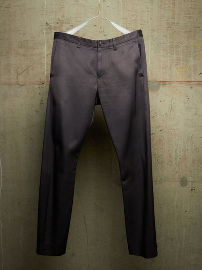 Julius_7 AW09 "CANON_2[protection_ism;]" Cotton Cupro Jersey Bootcut Pants