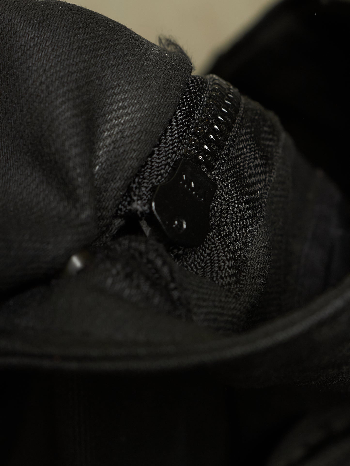 Julius_7 AW16-17 "beast;" Wax Coated Vertical Gas-Mask Cargo Denim
