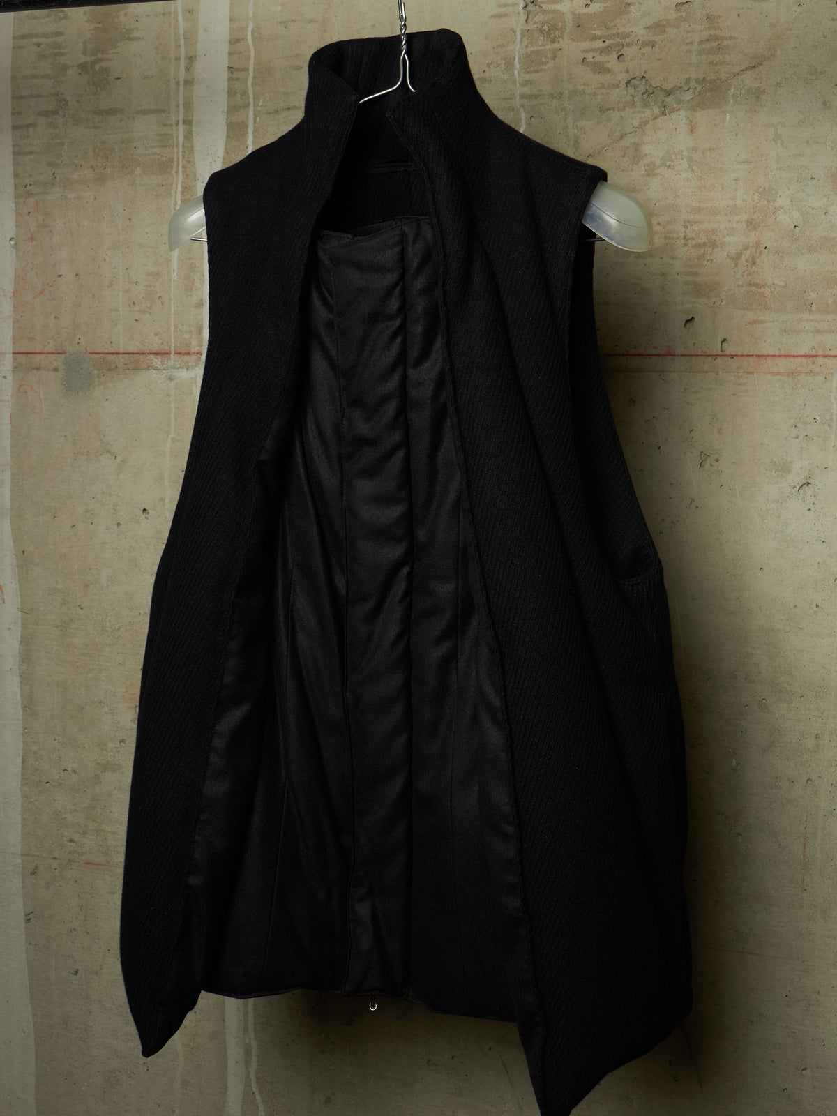Julius_7 AW14-15 “Glitch;” Wool Feather Down Vest