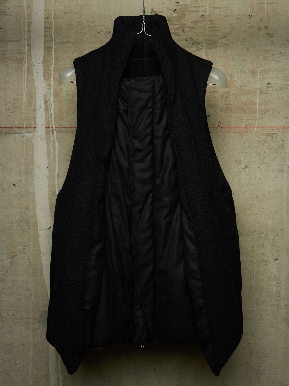 Julius_7 AW14-15 “Glitch;” Wool Feather Down Vest