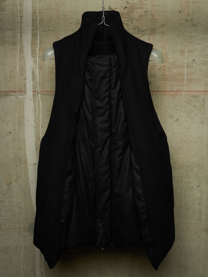 Julius_7 AW14-15 “Glitch;” Wool Feather Down Vest