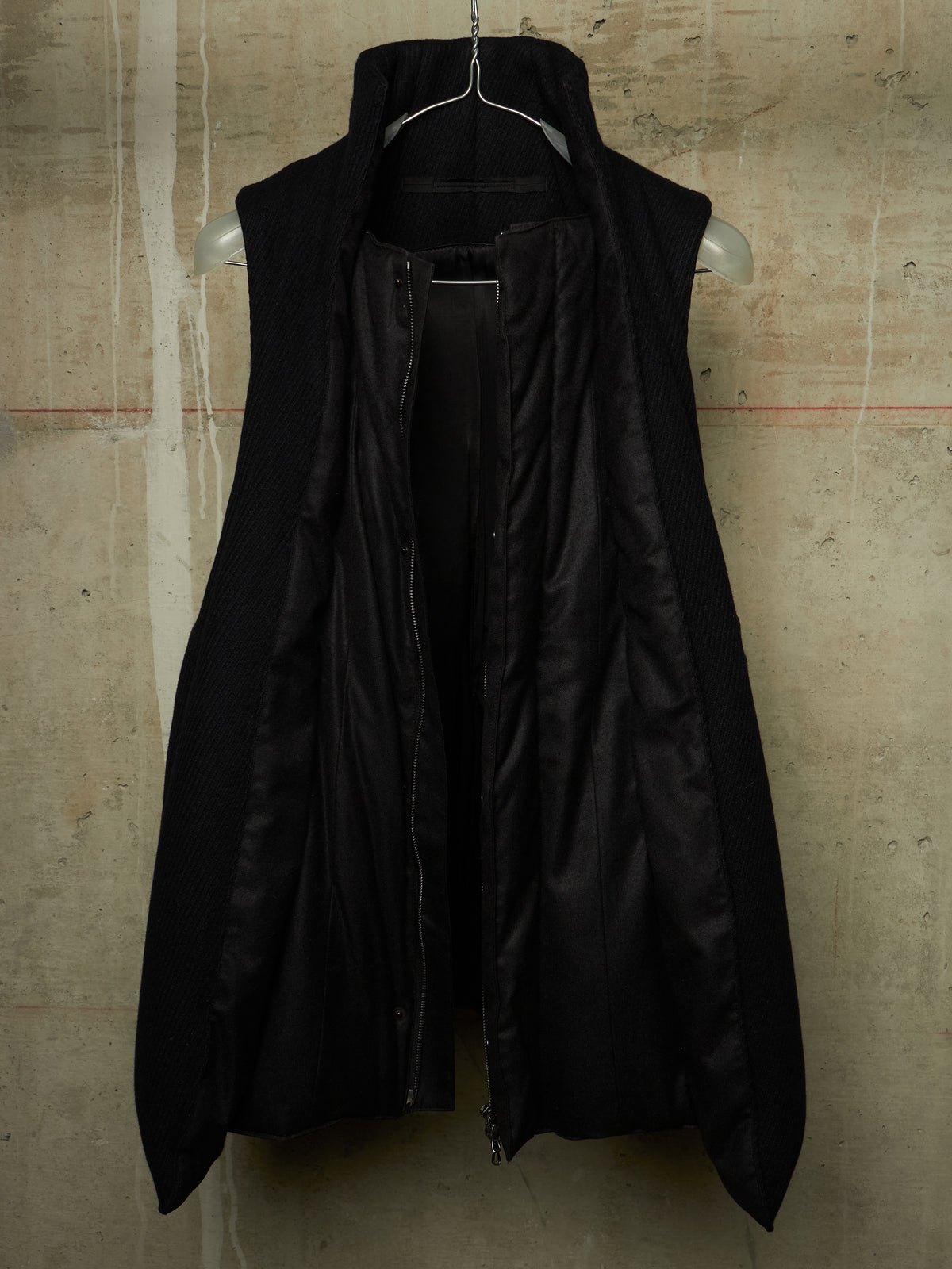 Julius_7 AW14-15 “Glitch;” Wool Feather Down Vest
