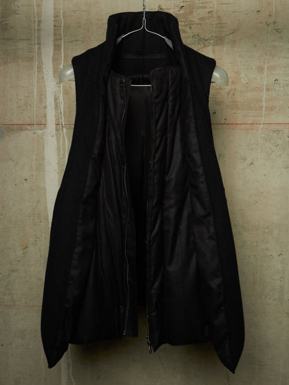 Julius_7 AW14-15 “Glitch;” Wool Feather Down Vest
