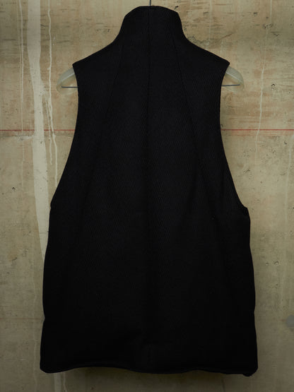 Julius_7 AW14-15 “Glitch;” Wool Feather Down Vest