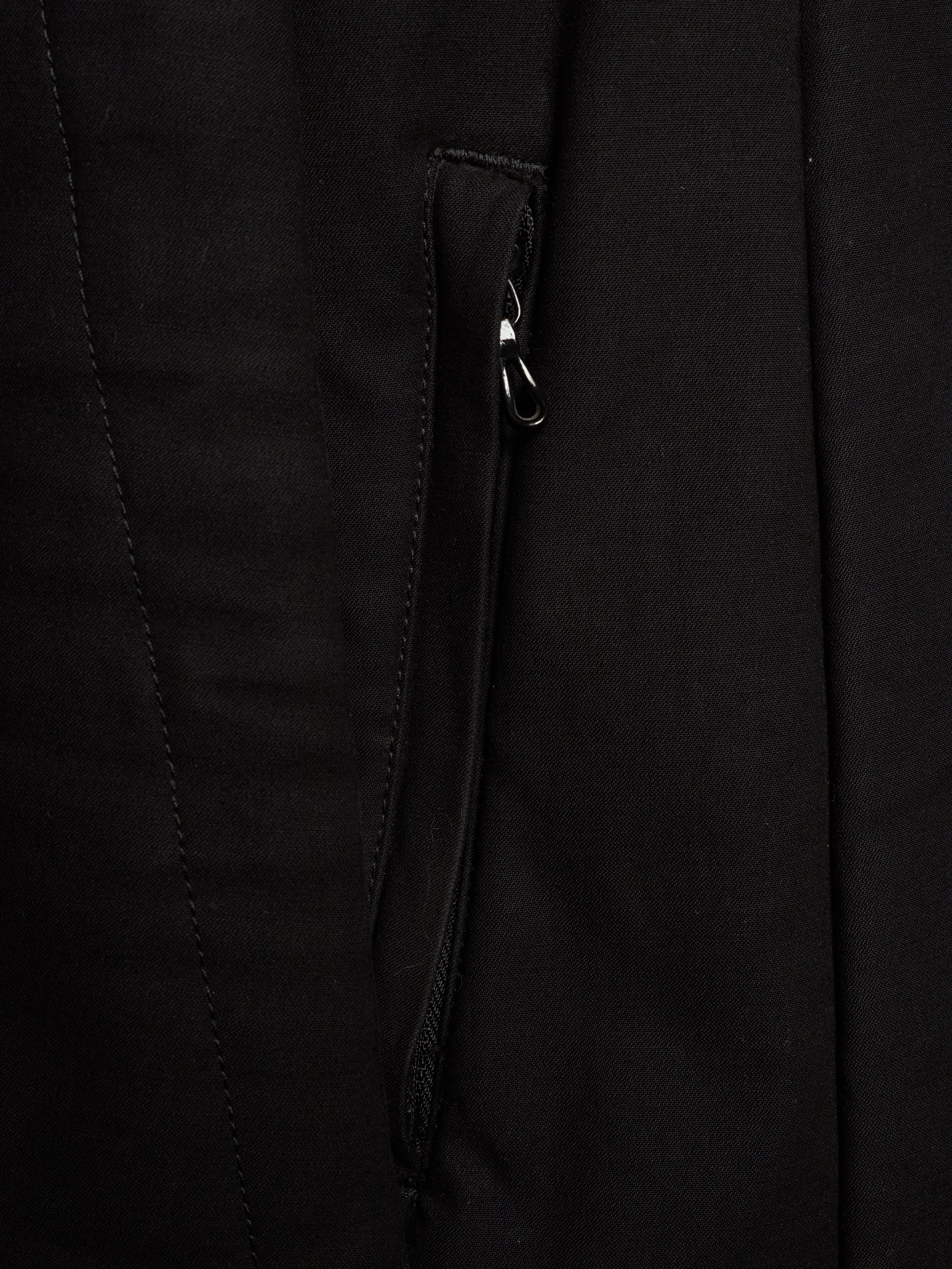 JULIUS Padded Asymmetric Zip Cotton High Neck Jacket | DRIEW