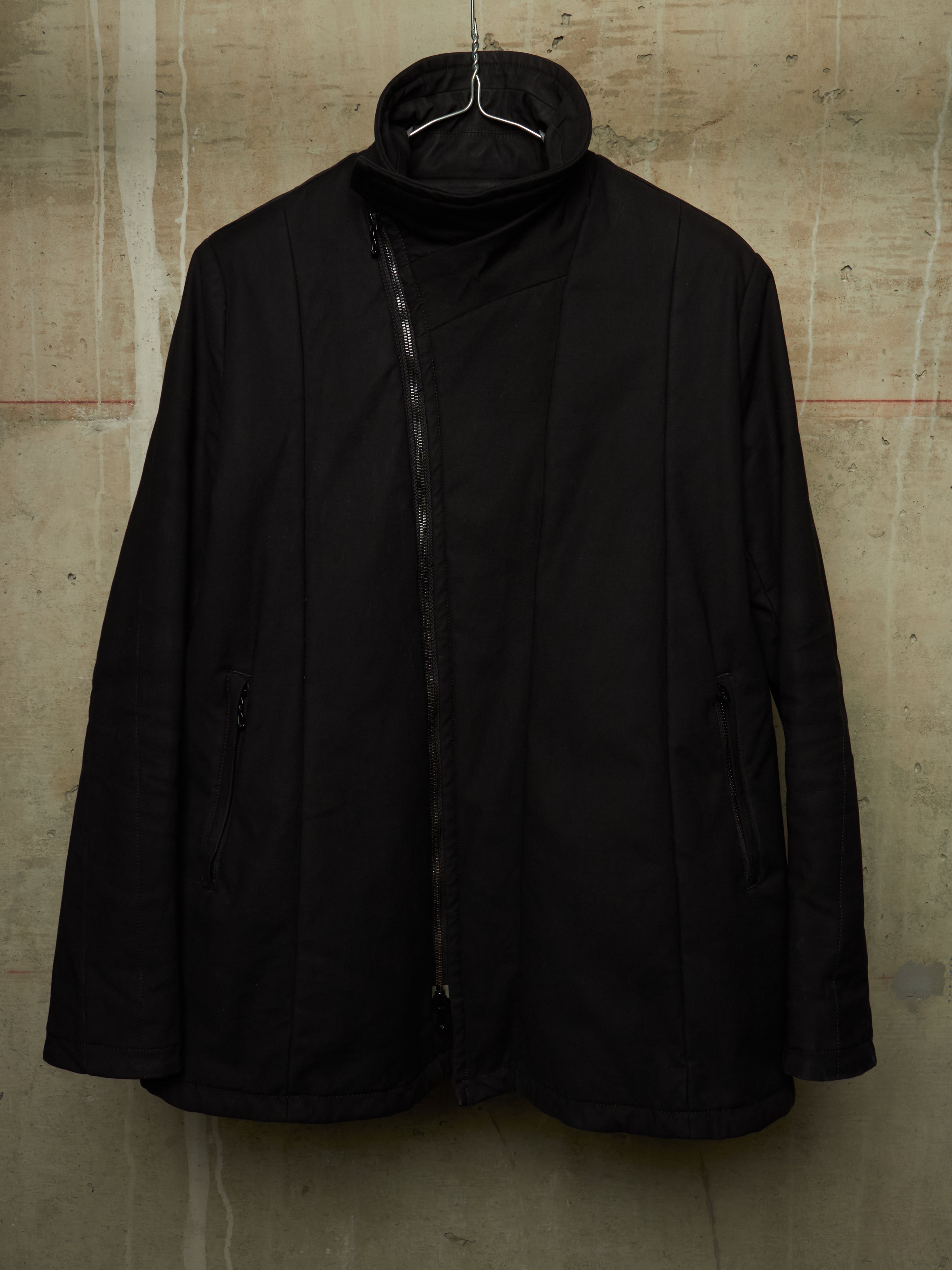 ジャケット・アウター julius asymmetry jaket JULIUS Padded Asymmetric Zip Cotton High Neck Jacket | DRIEW