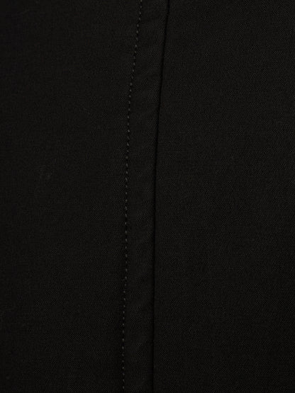 Julius_7 AW16-17 "beast;" Padded Asymmetric Zip Cotton High Neck Jacket