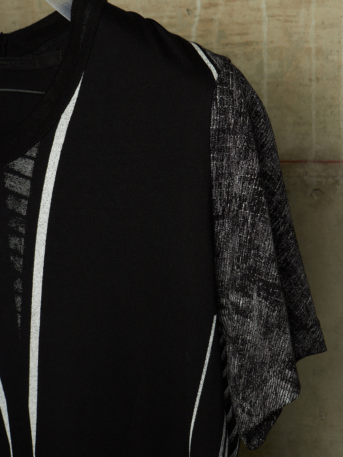Julius_7 SS15 "prism;" Geometric Graphic Print Longline T-shirt