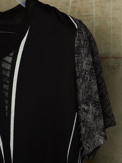 Julius_7 SS15 "prism;" Geometric Graphic Print Longline T-shirt