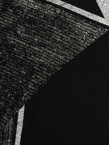 Julius_7 SS15 "prism;" Geometric Graphic Print Longline T-shirt
