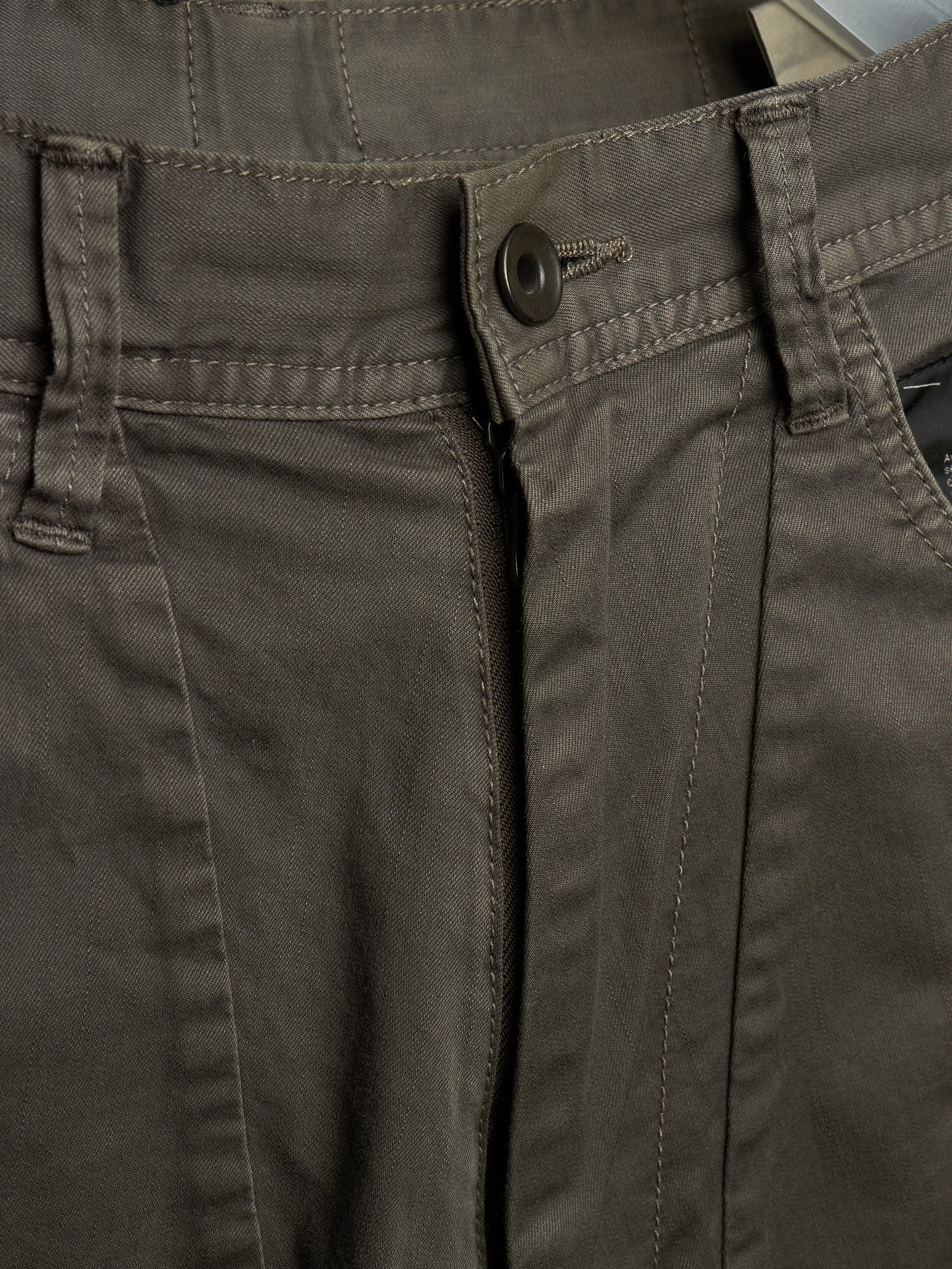 Julius_7 SS16 "sefiroth;" Grey Drop-crotch J-Cut 5oz Skinny Denim