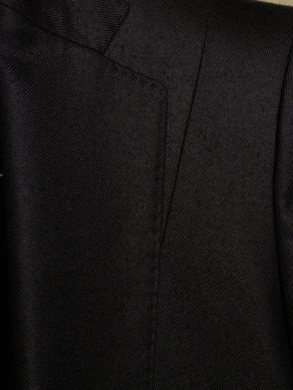 Julius_7 AW15-16 "sphere;" Wool Saxony Geometric Single Button Blazer