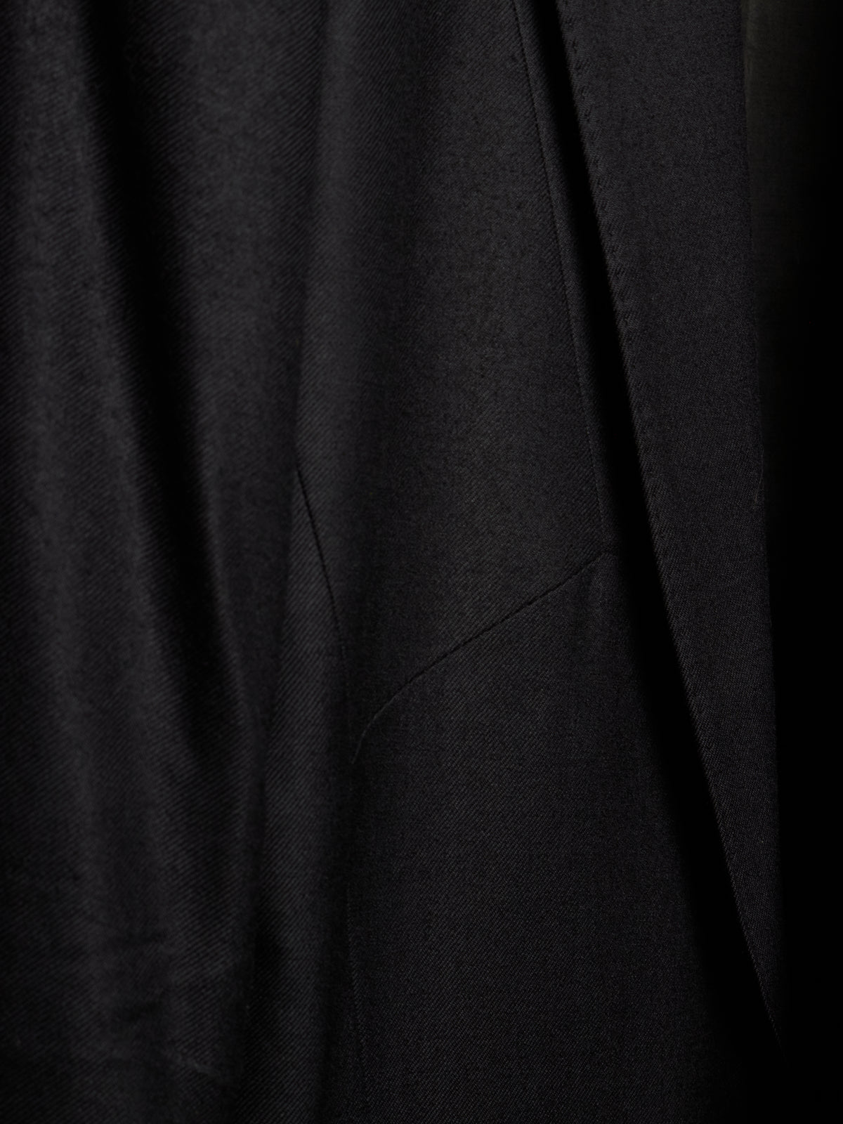 Julius_7 AW15-16 "sphere;" Wool Saxony Geometric Single Button Blazer