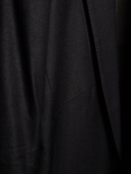 Julius_7 AW15-16 "sphere;" Wool Saxony Geometric Single Button Blazer