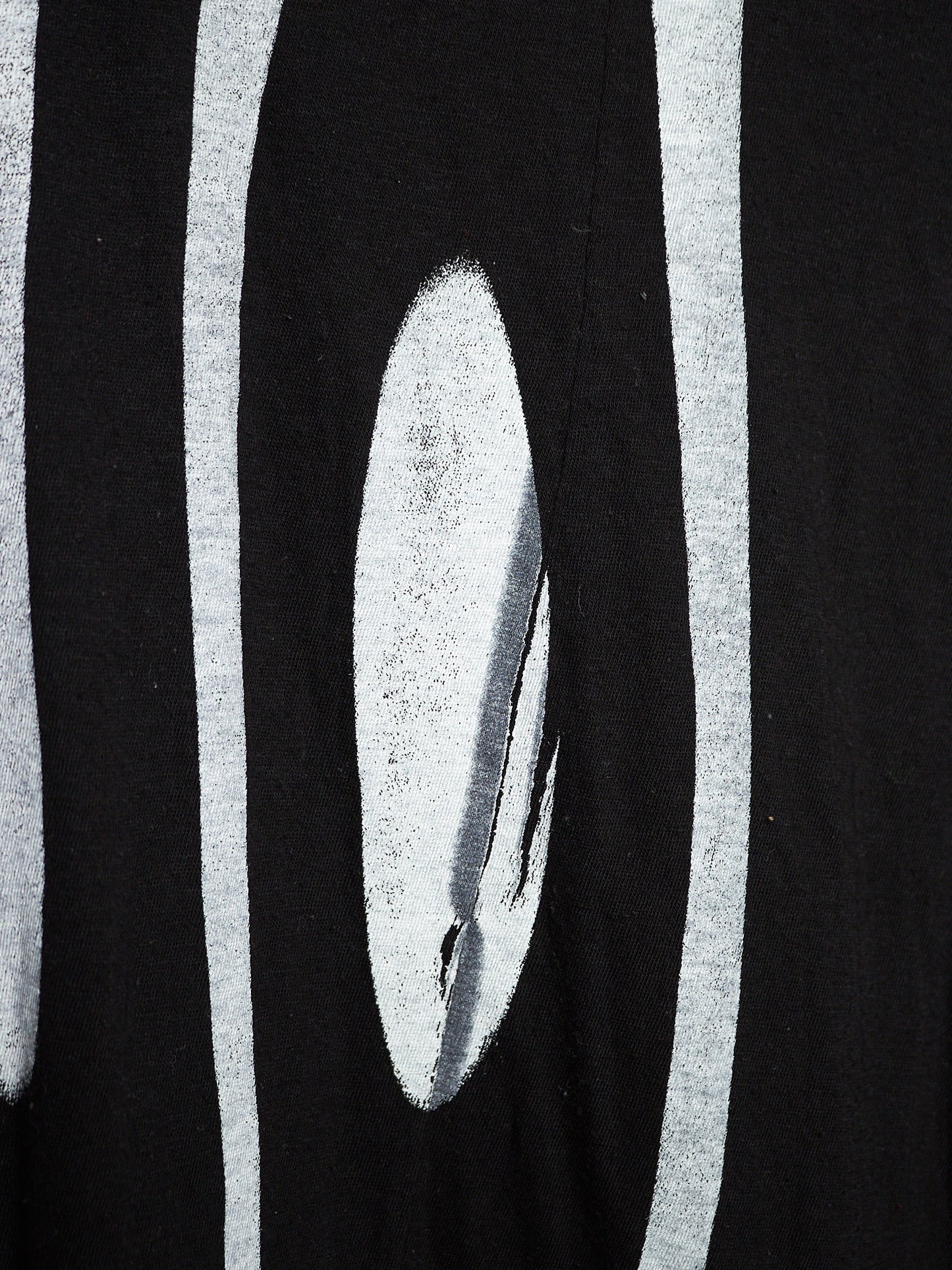 Julius_7 AW14-15 "Glitch;" Vomit Asymmetric Cut Graphic Print T-shirt