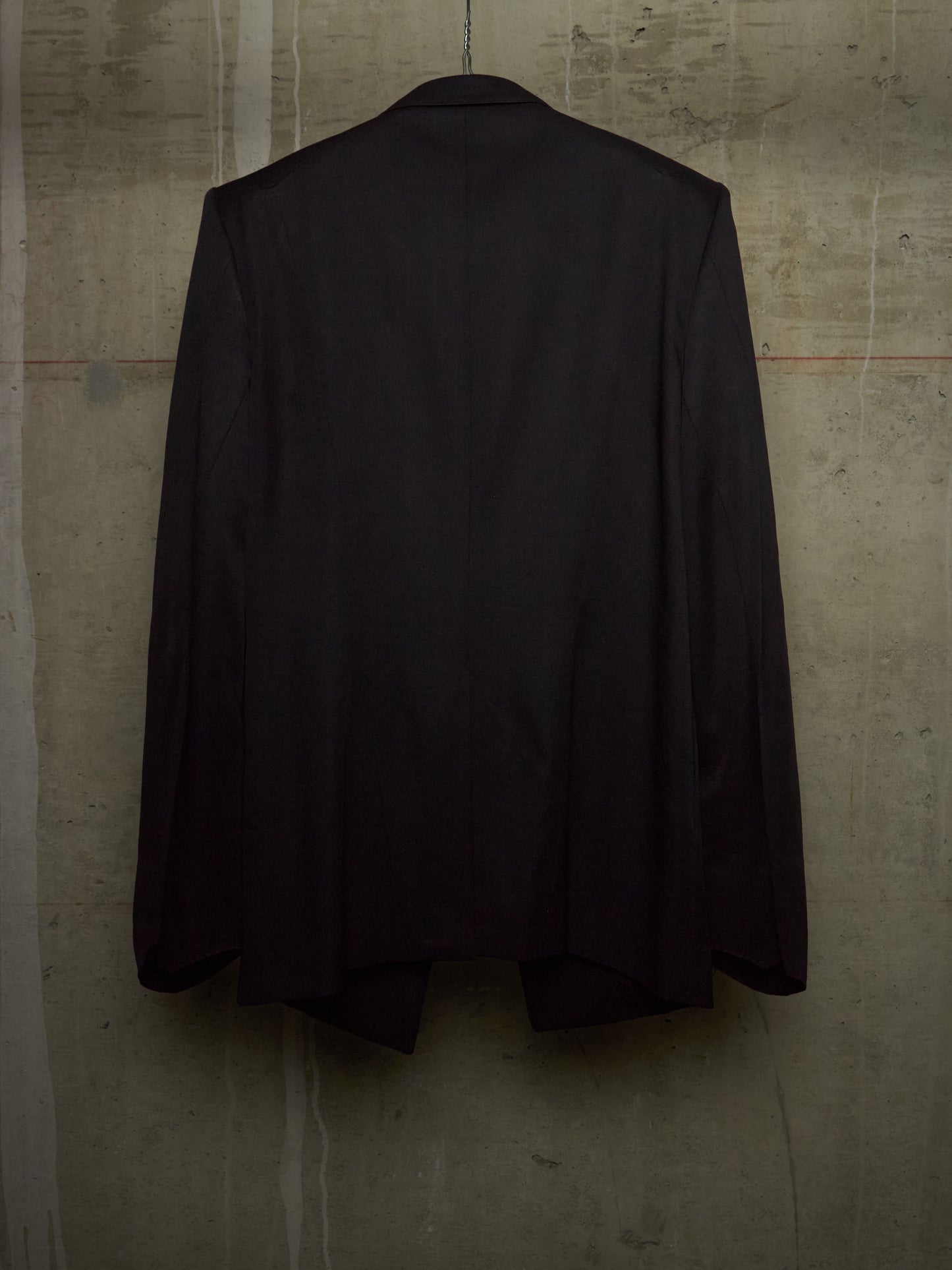 Julius_7 SS15 "prism;" Wool Viscose Twill Geometric Single Button Blazer