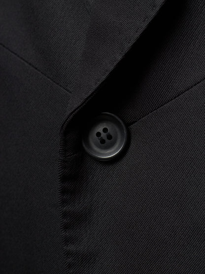 Julius_7 SS15 "prism;" Wool Viscose Twill Geometric Single Button Blazer