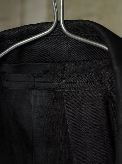 Julius_7 SS15 "prism;" Wool Viscose Twill Geometric Single Button Blazer