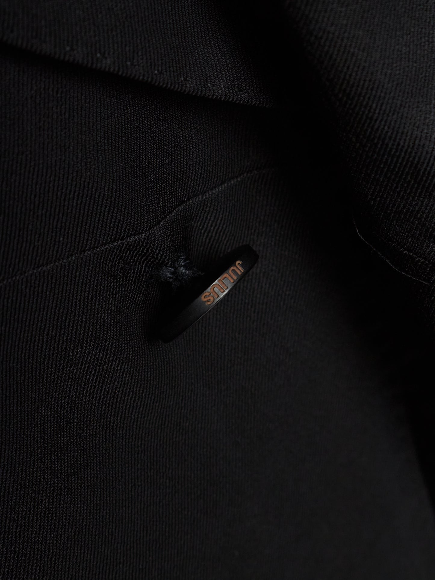 Julius_7 SS15 "prism;" Wool Viscose Twill Geometric Single Button Blazer