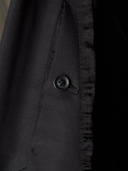 Julius_7 SS15 "prism;" Wool Viscose Twill Geometric Single Button Blazer
