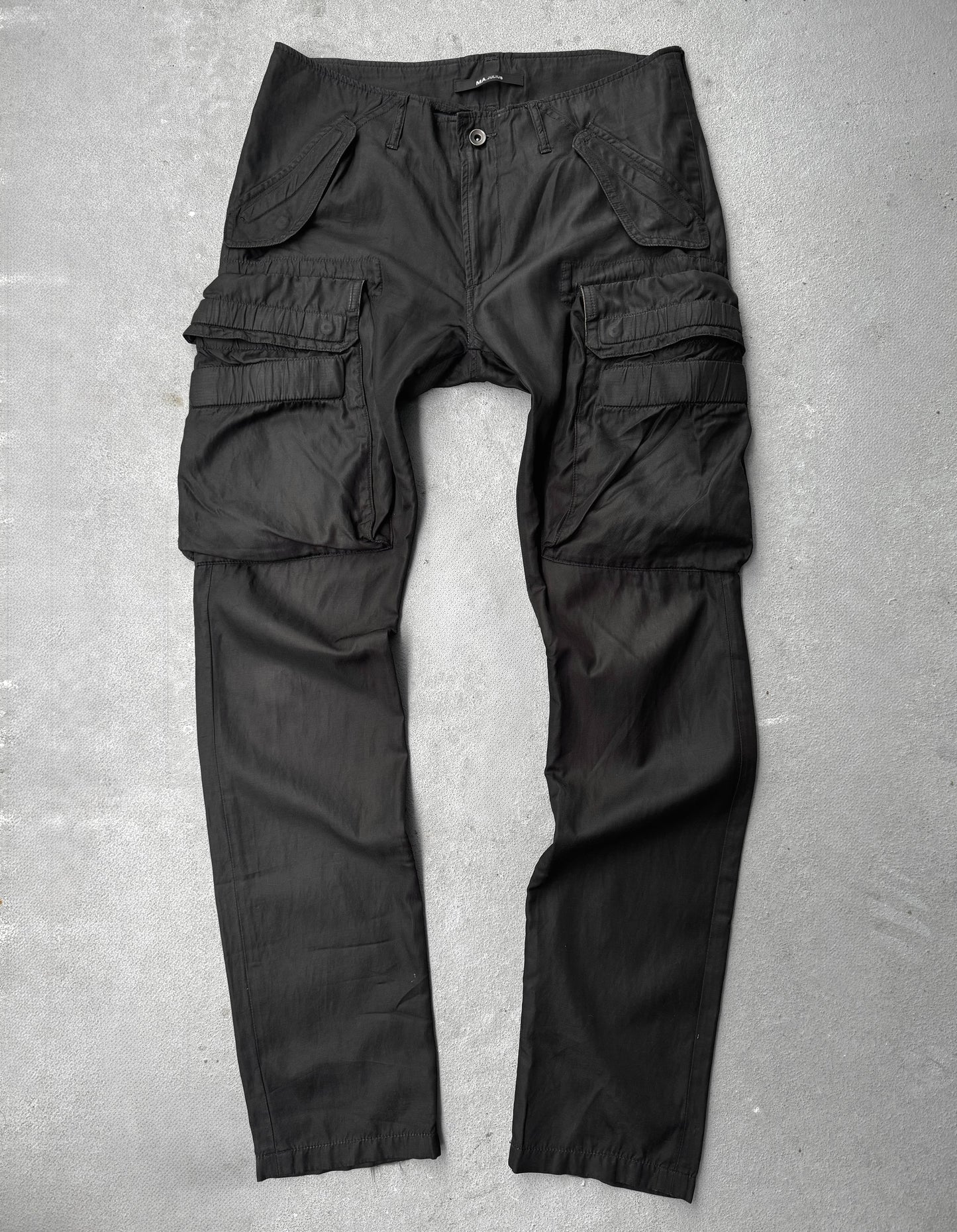 MA_Julius SS10 Cotton Cupro Chino Cargo Pants