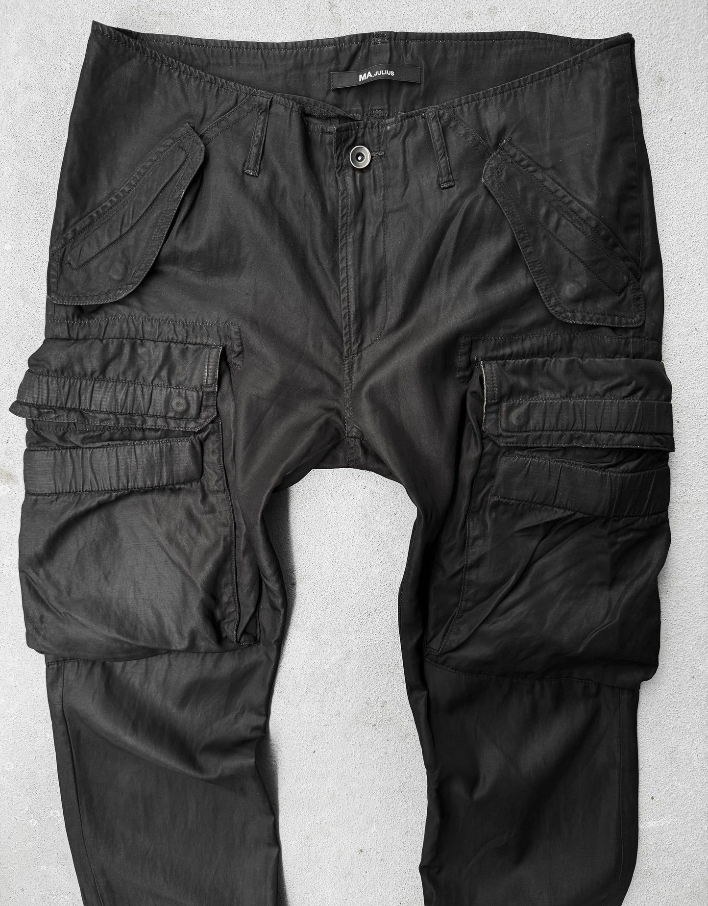 MA_Julius SS10 Cotton Cupro Chino Cargo Pants