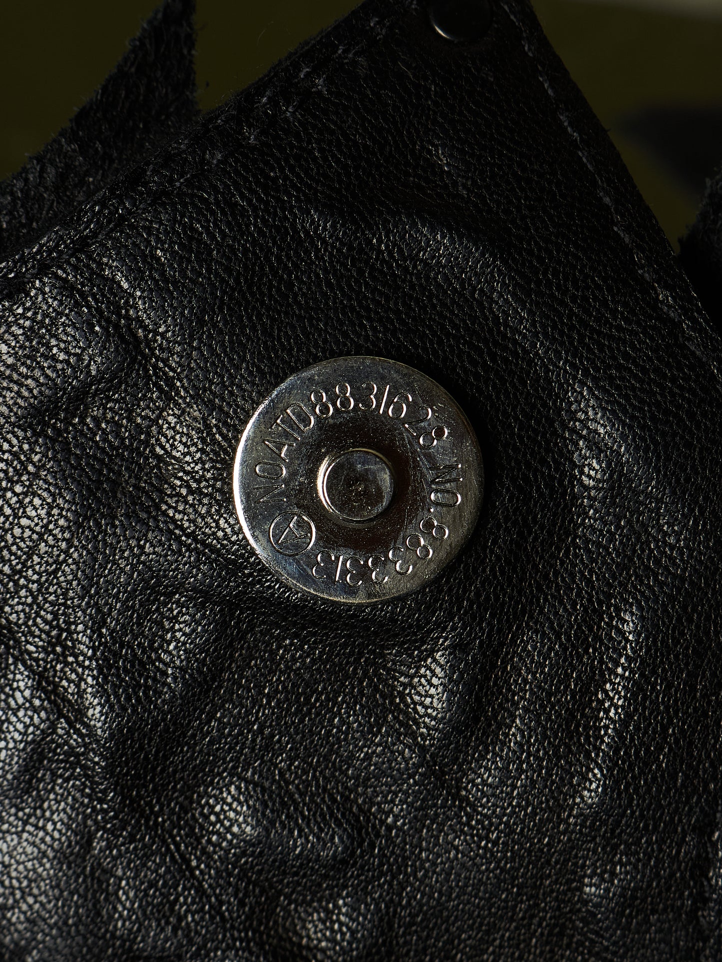 KMRii ‘1101-BG01 KB-Scorpion’ Distressed Leather Hand-stitched Tassel Waist Belt Bag