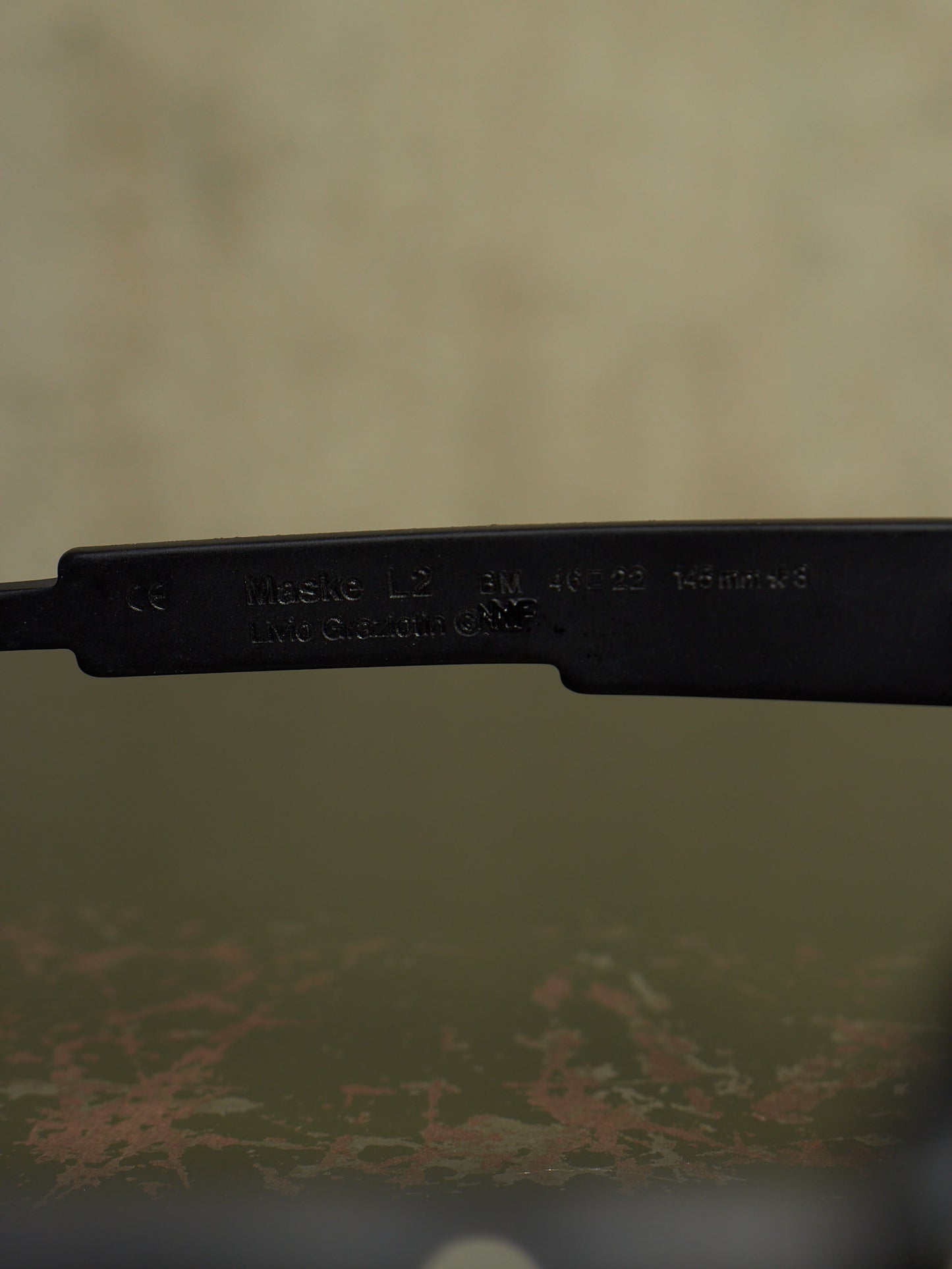 KUBORAUM x Julius_7 'Maske A1 BM ES' Burnt Leather Round Lens Sunglasses