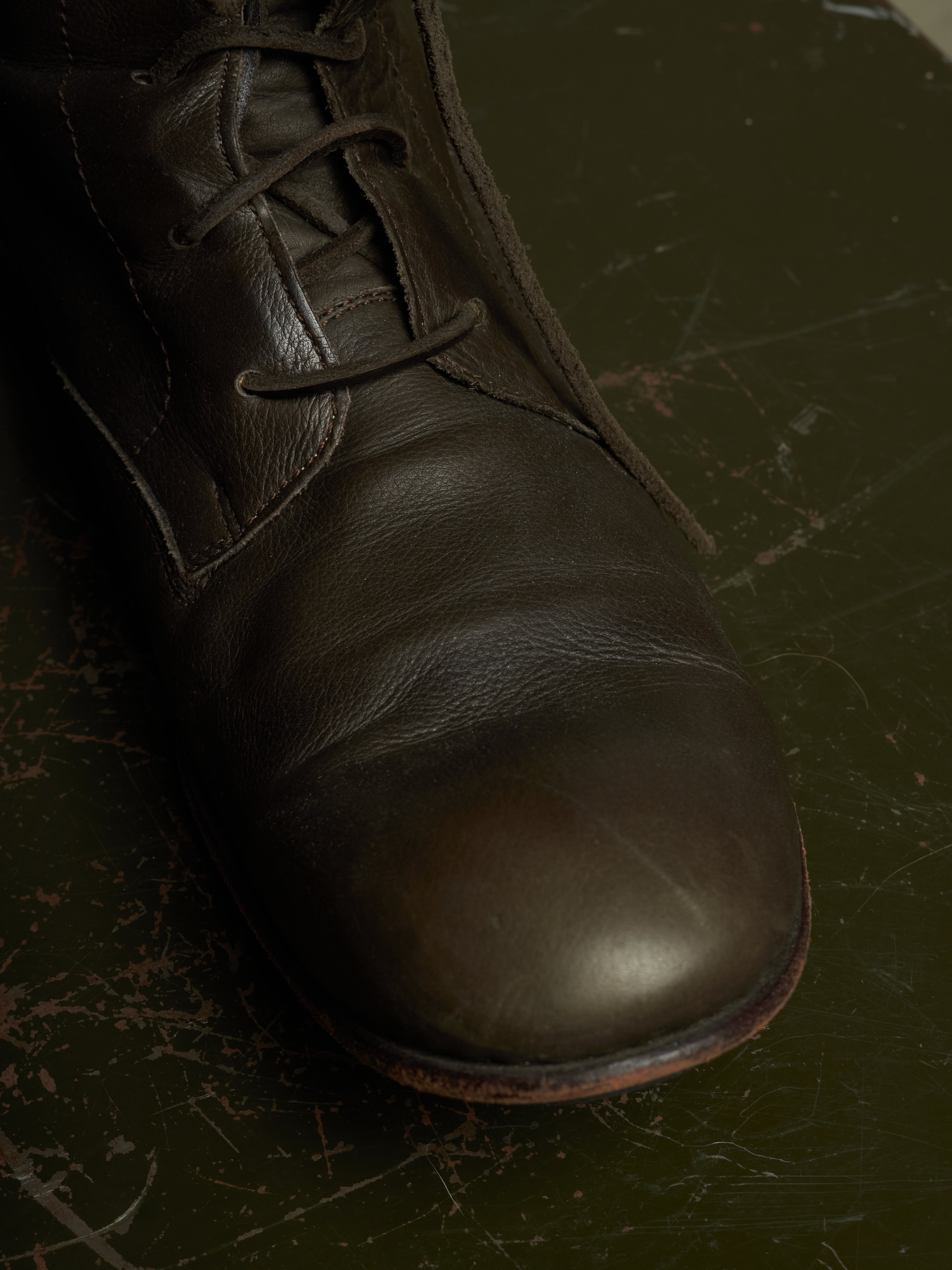 Kyoji Maruyama Early 00s Spiral Zip Front Lace Boots | DRIEW