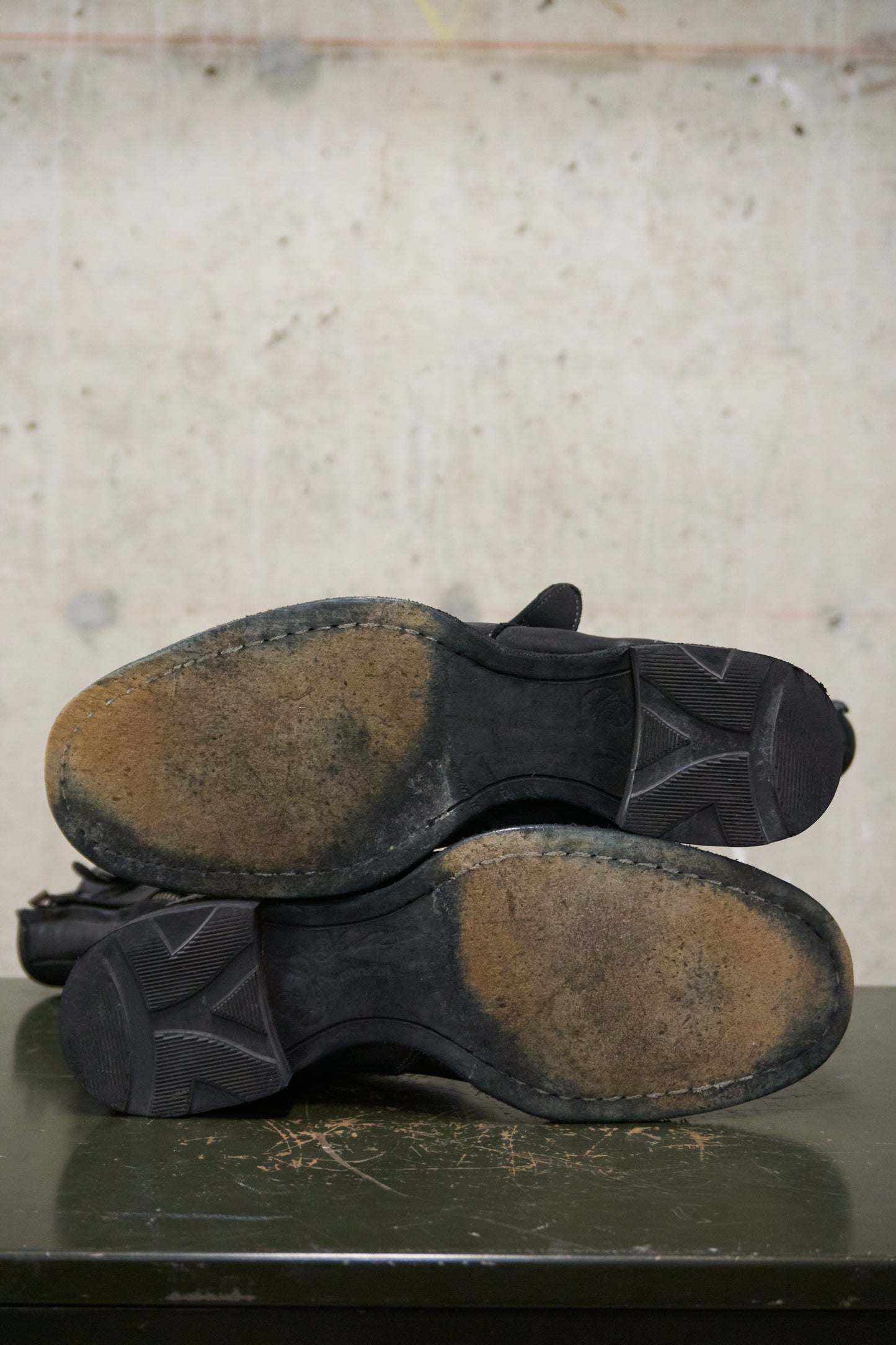 Kyoji Maruyama Early 00s 'MA8526' Black Cow Leather Side Zip Engineer Boots
