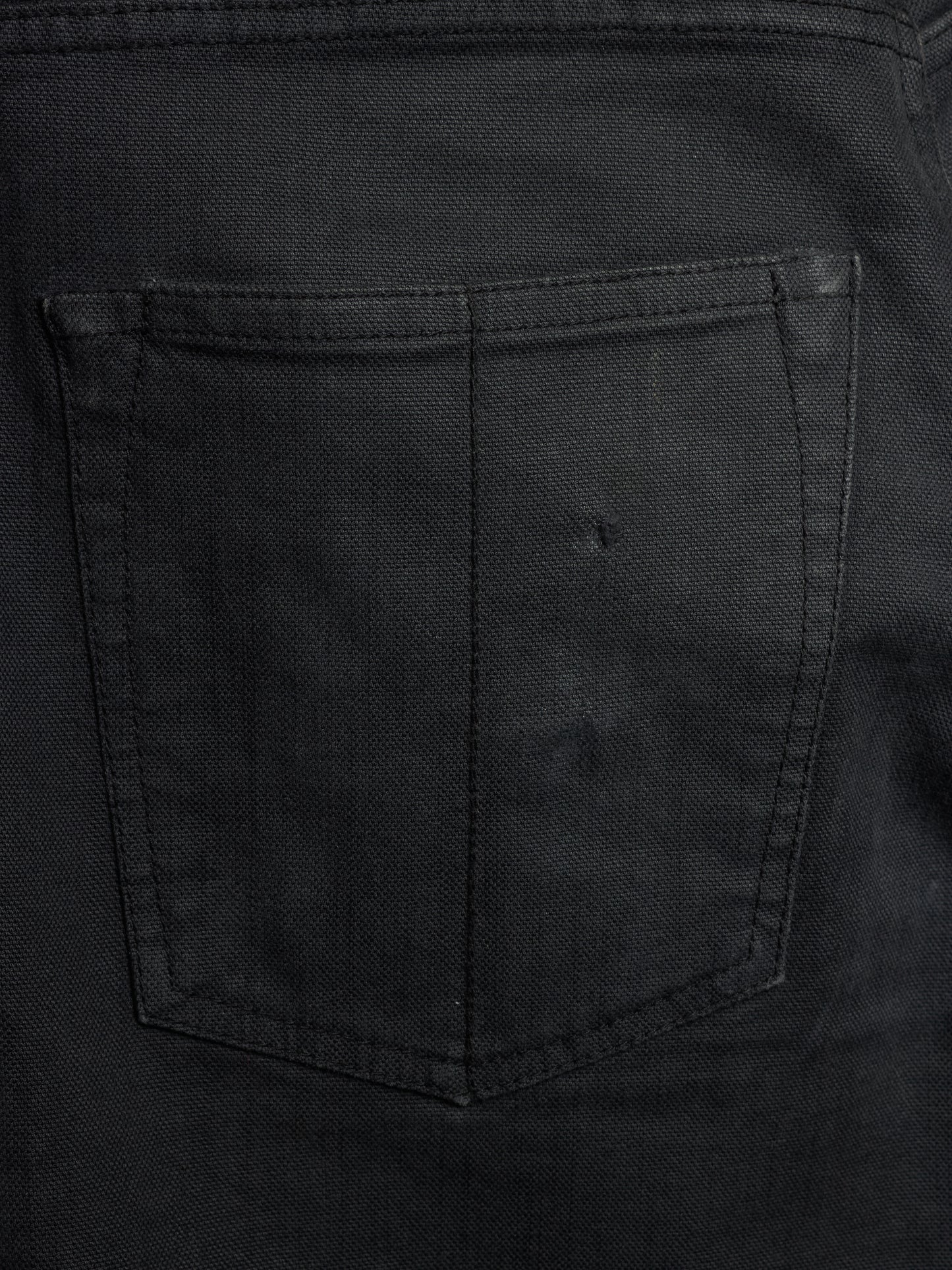 L.G.B. Early 00s 'BIG BAD WOLF' Charcoal Grey Multi Zip Flare Denim