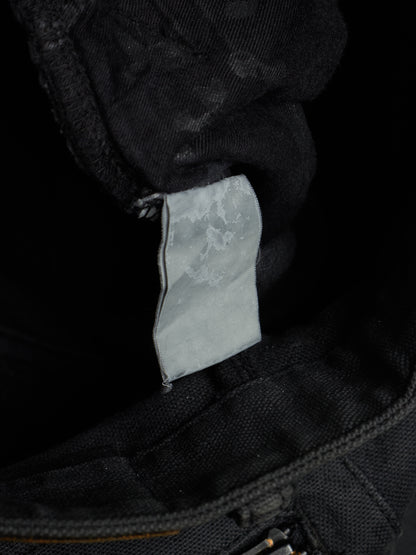 L.G.B. Early 00s 'BIG BAD WOLF' Charcoal Grey Multi Zip Flare Denim