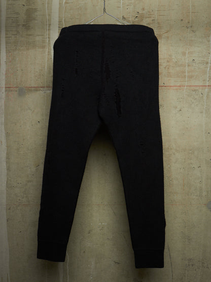 Label Under Construction ‘40YMPN74’ Distressed Lunar Cashmere Joggers