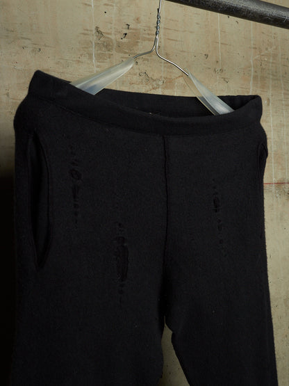 Label Under Construction ‘40YMPN74’ Distressed Lunar Cashmere Joggers