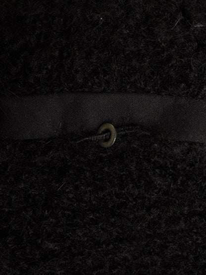 Label Under Construction AW16-17 '28FMCT62_WW62' Grey Virgin Wool Mock Neck Coat