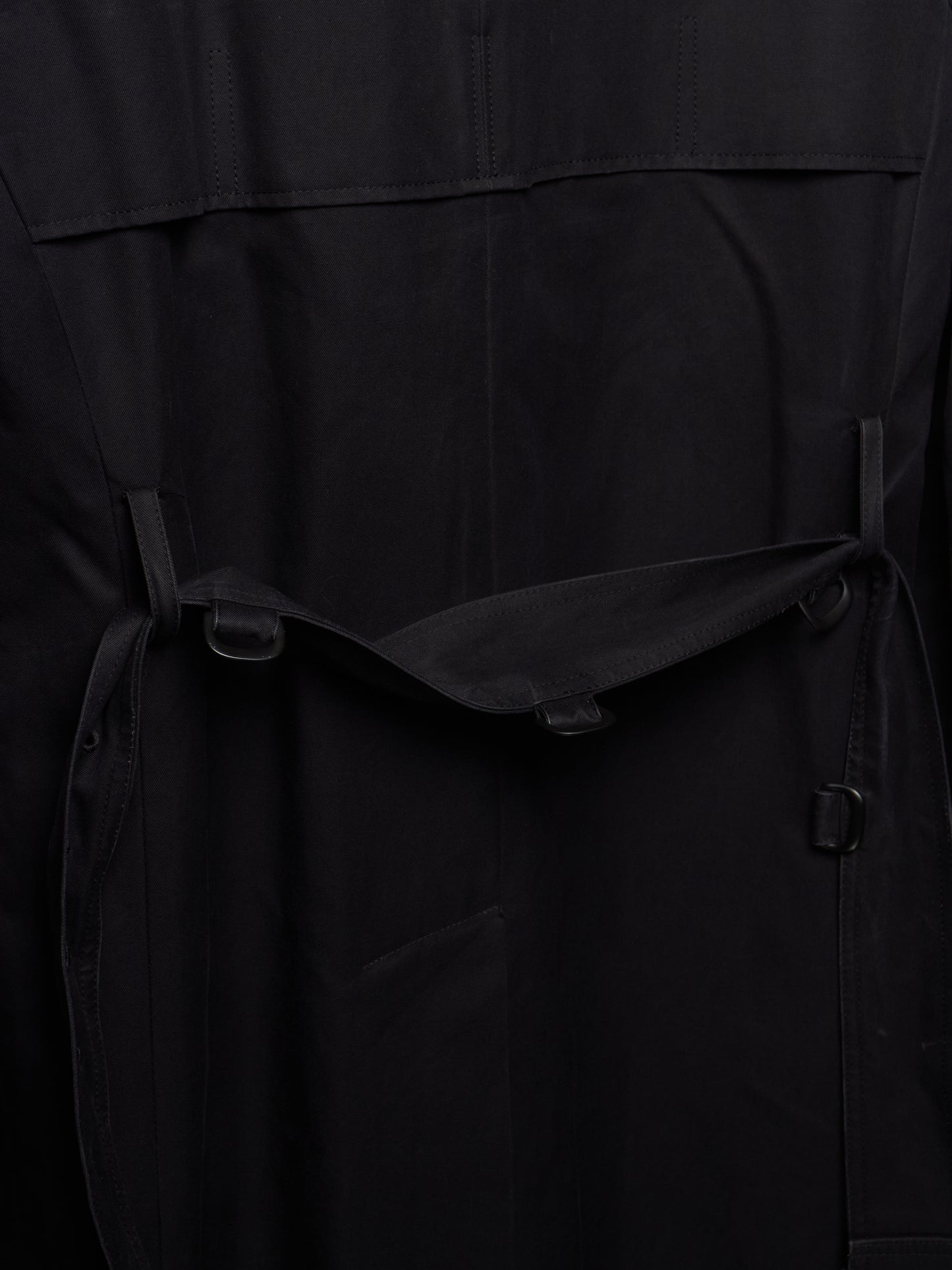 Lad Musician AW11 Dark Navy Cotton Gabardine Trench Coat