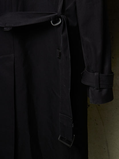Lad Musician AW11 Dark Navy Cotton Gabardine Trench Coat