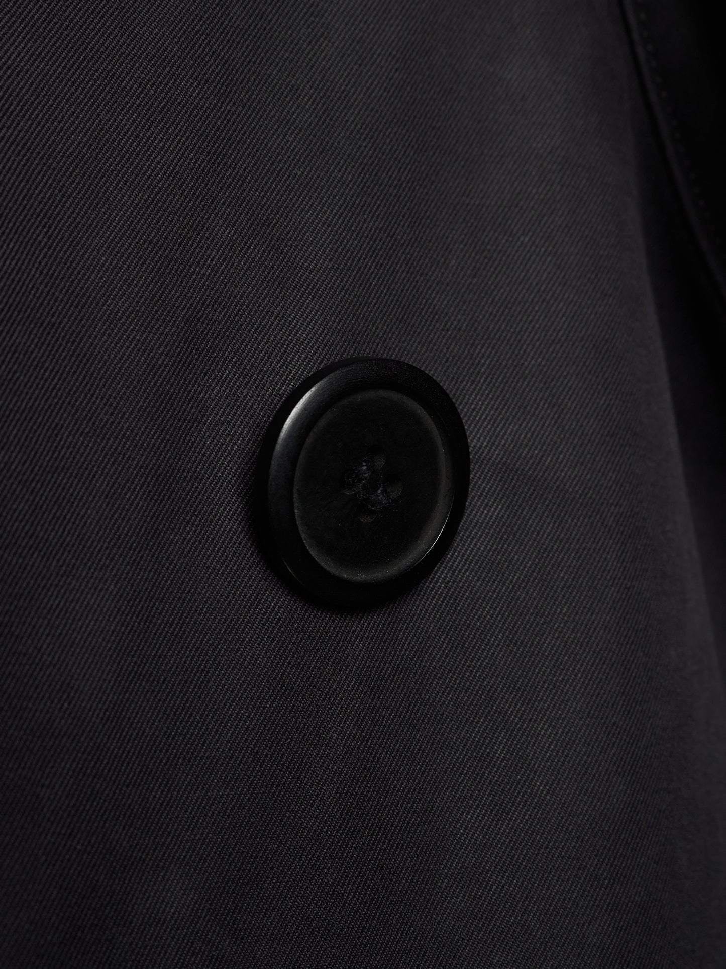 Lad Musician AW11 Dark Navy Cotton Gabardine Trench Coat
