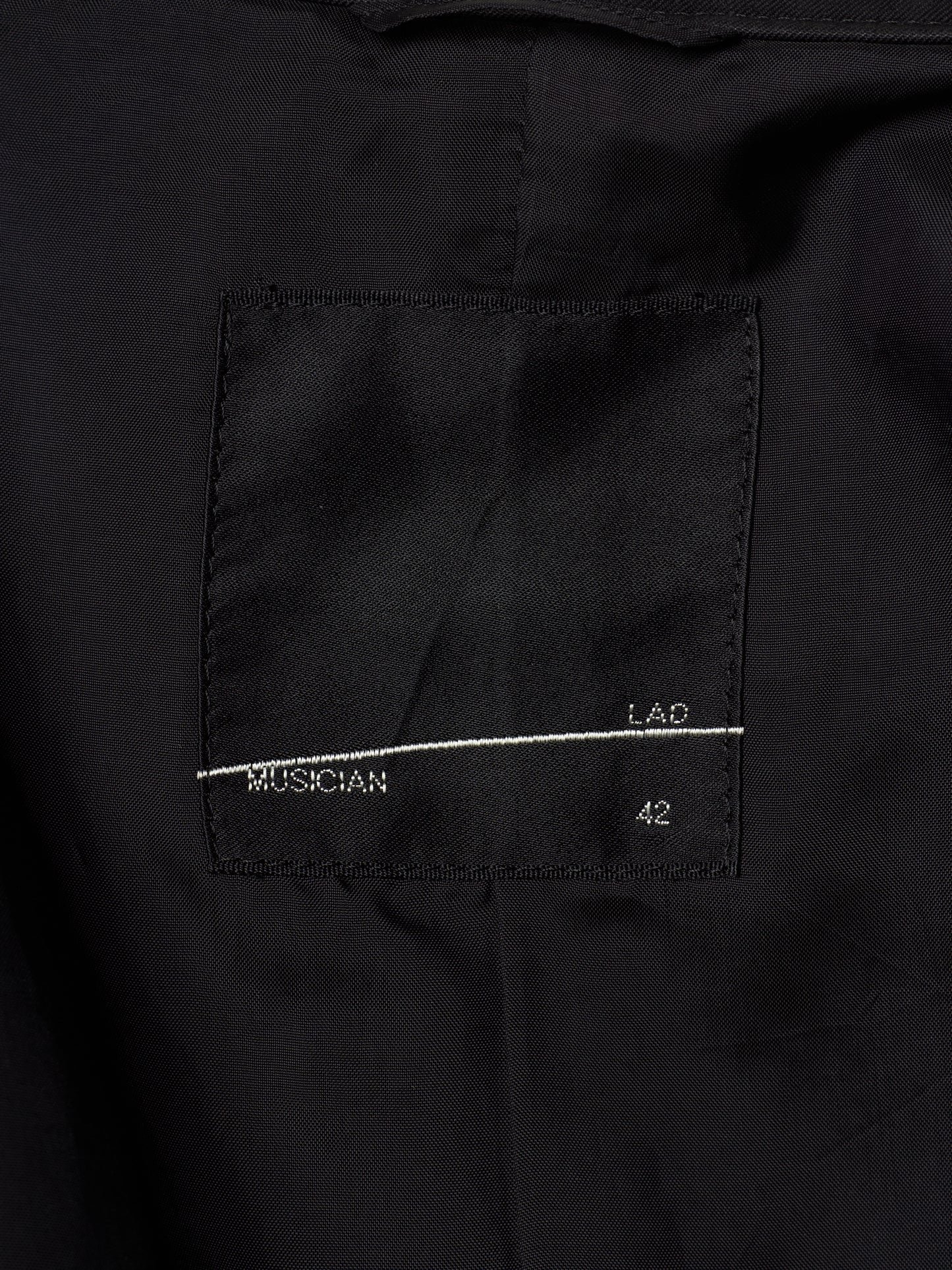 Lad Musician AW11 Dark Navy Cotton Gabardine Trench Coat