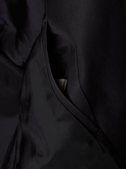 Lad Musician AW11 Dark Navy Cotton Gabardine Trench Coat