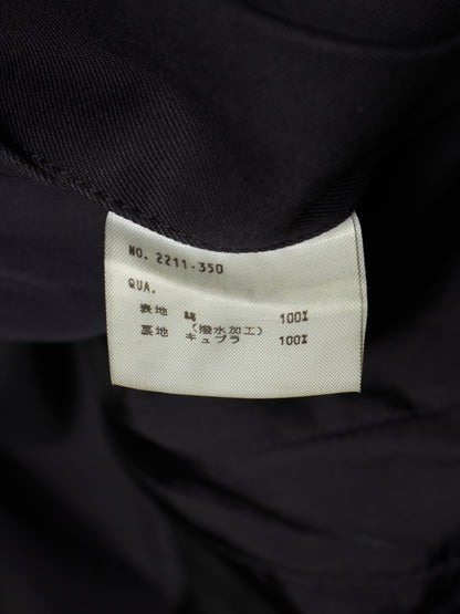 Lad Musician AW11 Dark Navy Cotton Gabardine Trench Coat