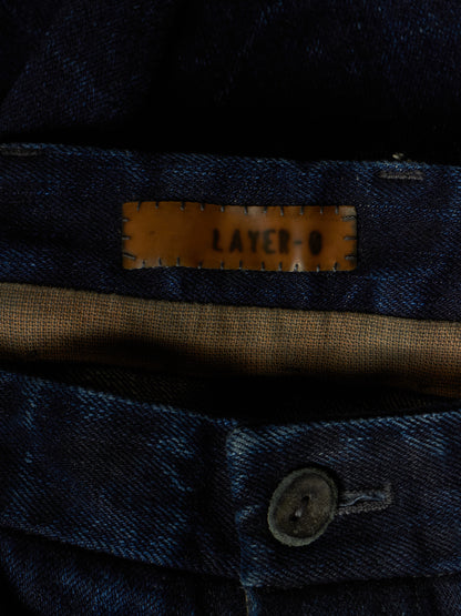 Layer-0 SS22 Indigo Overlock 5 Pocket Selvedge Denim