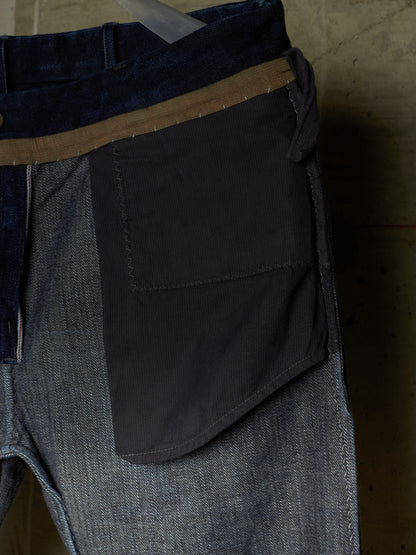 Layer-0 SS22 Indigo Overlock 5 Pocket Selvedge Denim