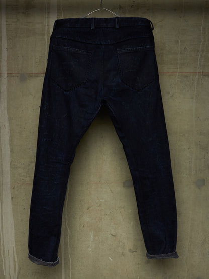 Layer-0 SS22 Indigo Overlock 5 Pocket Selvedge Denim