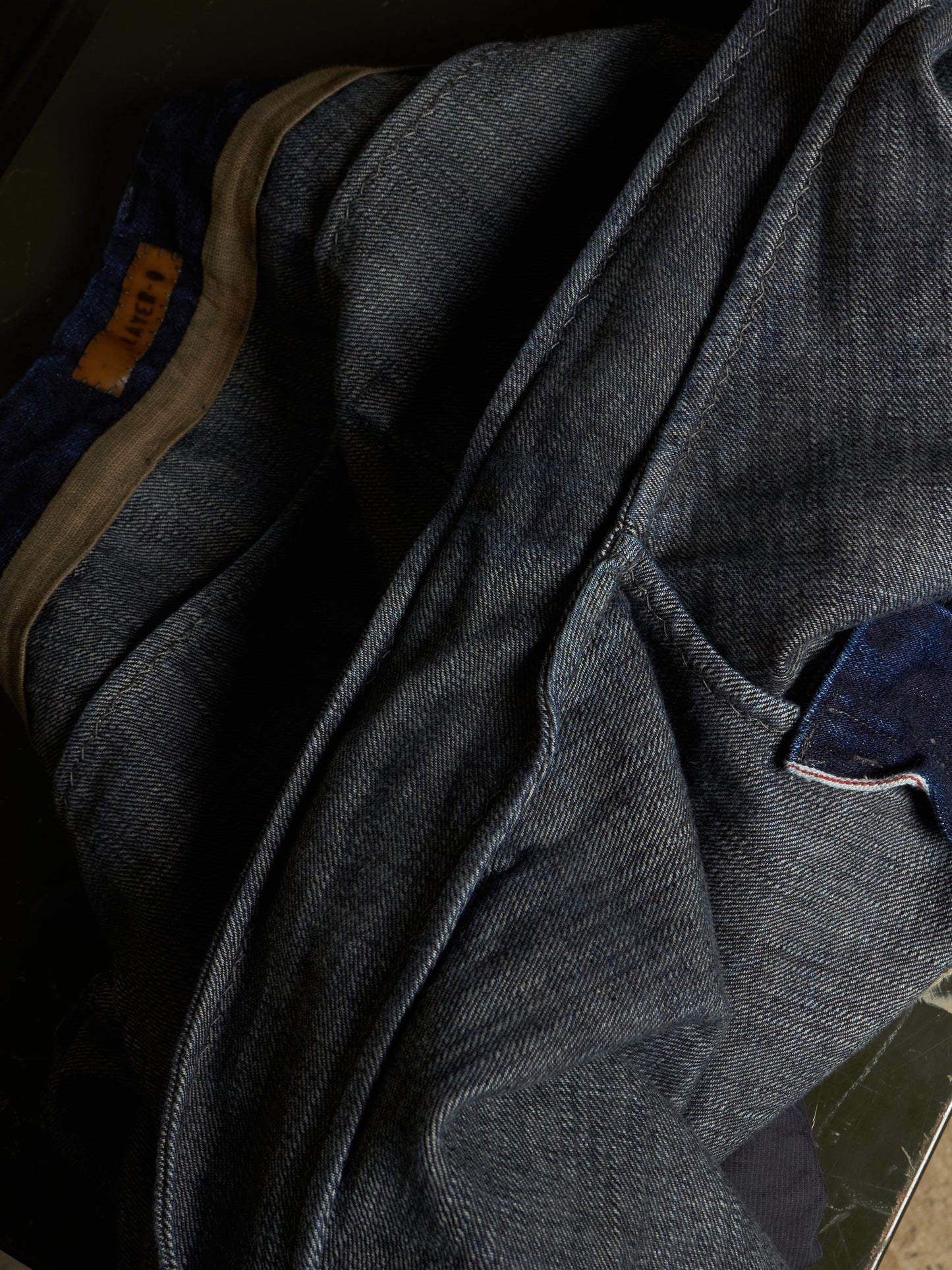 Layer-0 SS22 Indigo Overlock 5 Pocket Selvedge Denim