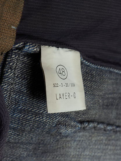 Layer-0 SS22 Indigo Overlock 5 Pocket Selvedge Denim