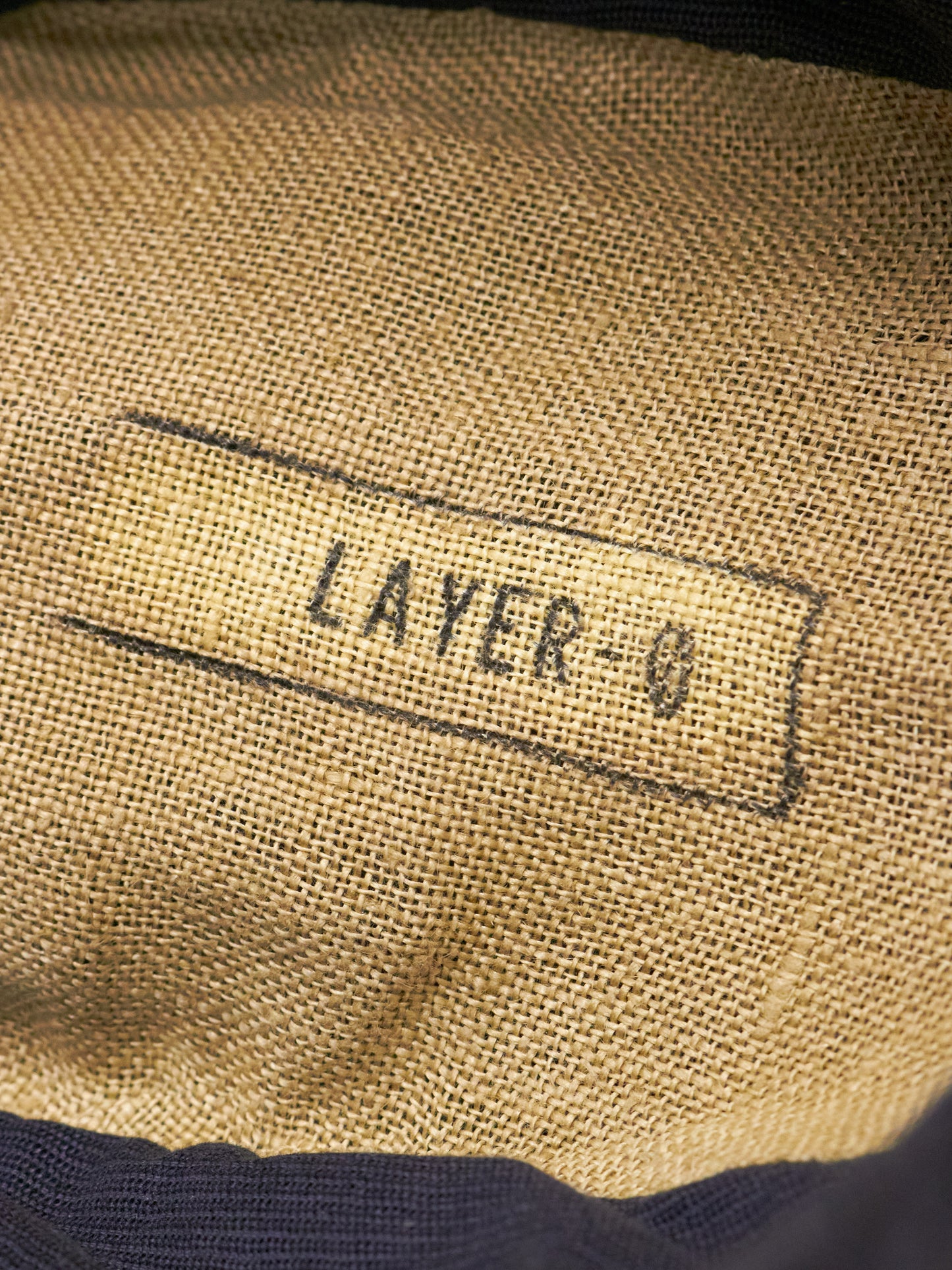 LAYER-0 SS24 'H2' Black Reverse Horse Leather Short Brimmed Hat